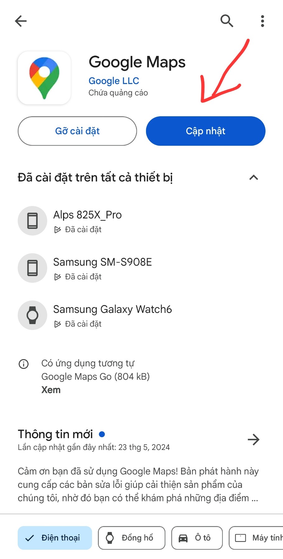 Cách bật cảnh báo tốc độ trên Google Map