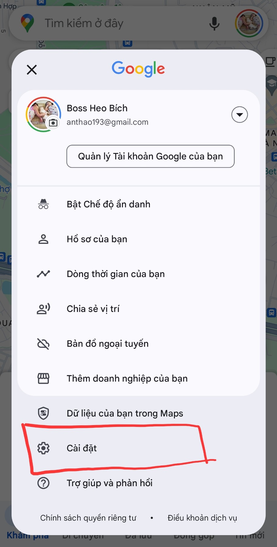 Cách bật cảnh báo tốc độ trên Google Map