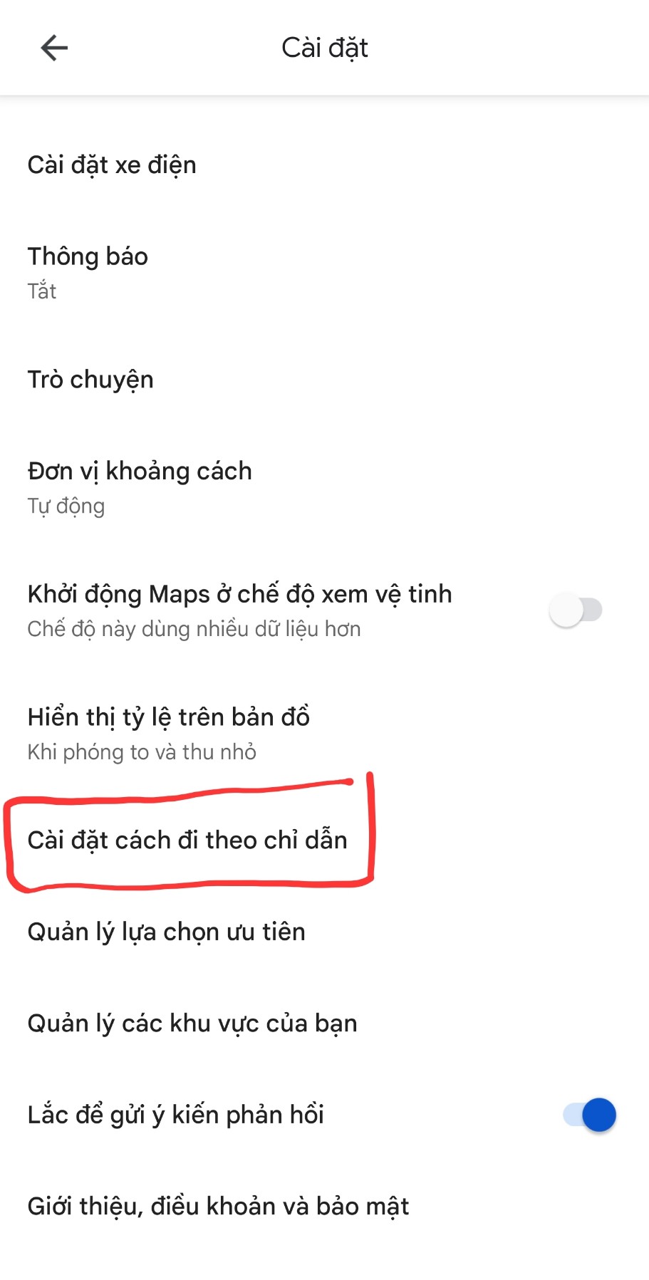 Cách bật cảnh báo tốc độ trên Google Map