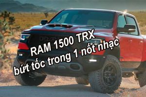 Khối động cơ siêu khủng của bán tải RAM 1500 TRX 2021